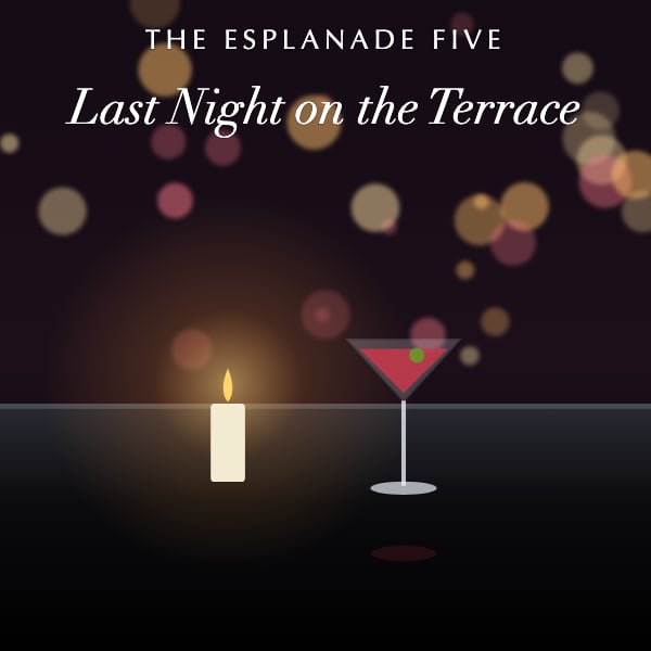 Sleeve of the single Last Night on the Terrace