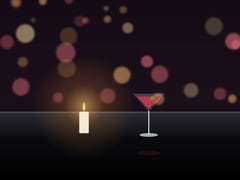A table for two by the piano