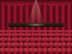 The theatre in Montreal before the show