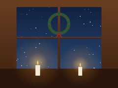 December in the church hall