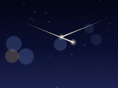The late drive home under the stars